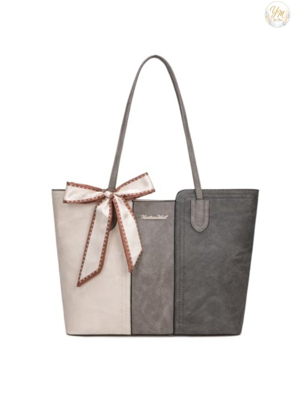 Montana West Vegan Leather Tote Bag Top Handle Satchel Purse